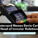 Mastercard Names Devin Corr as Head of Investor Relations